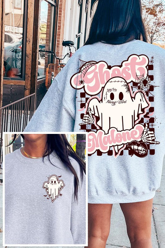 Ghost Malone Sweatshirt ~ Multiple Colors