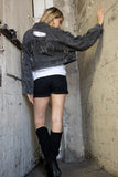 RHINESTONE FRINGE DISTRESSED DENIM JACKET ~Multiple Colors