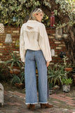 RHINESTONE FRINGE DISTRESSED DENIM JACKET ~Multiple Colors
