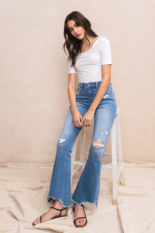 Kailey Mid-rise Flare Jeans