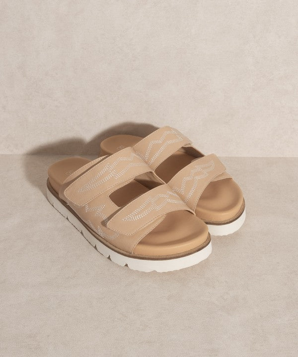 Layla Embroidered Slide