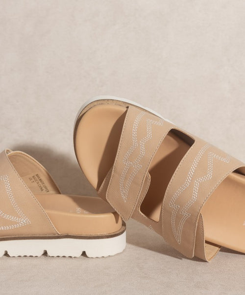Layla Embroidered Slide