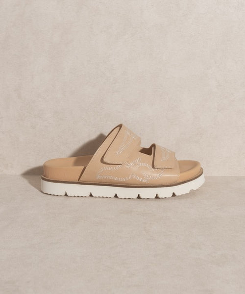 Layla Embroidered Slide