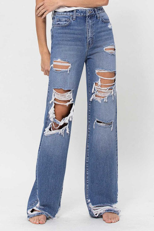 Flying Monkey ~ Joker 90s Vintage Distressed Jeans