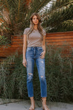 Undeniable Distressed Mom Jeans