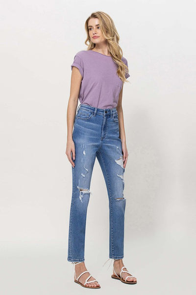 Undeniable Distressed Mom Jeans