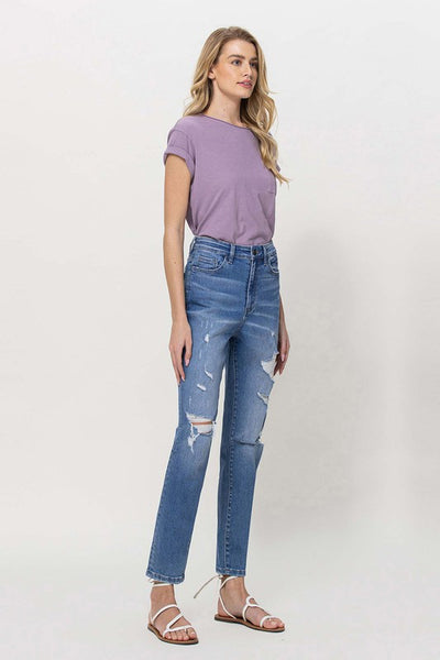 Undeniable Distressed Mom Jeans