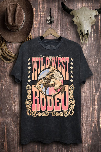 Wild West Rodeo Graphic Top ~ Multiple Colors