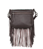 Leather Tooled Crossbody