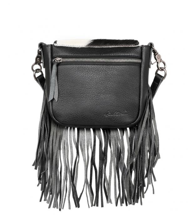 Hair on Hide Crossbody - Turquoise