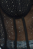 Karma Rhinestone Corset Top