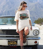 Turquoise Vintage Hat Tee