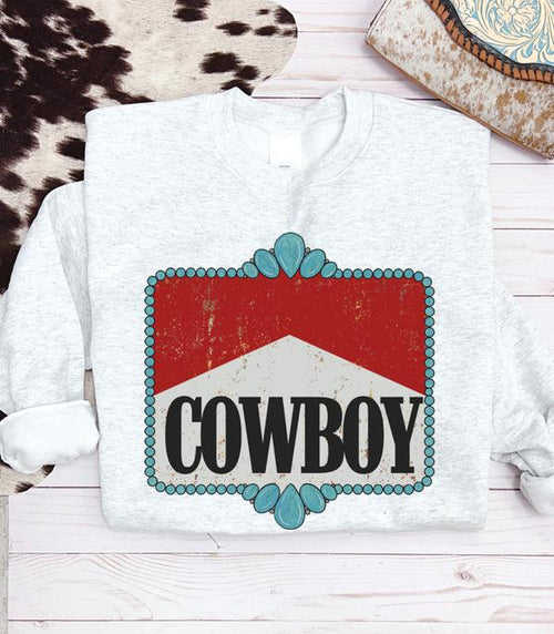 Turquoise Cowboy Sweatshirt