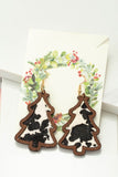 Wooden Christmas Tree Earrings ~ Multiple Styles