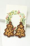 Wooden Christmas Tree Earrings ~ Multiple Styles