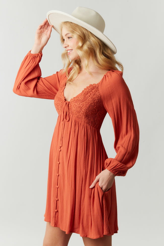 Lace Babydoll Dress