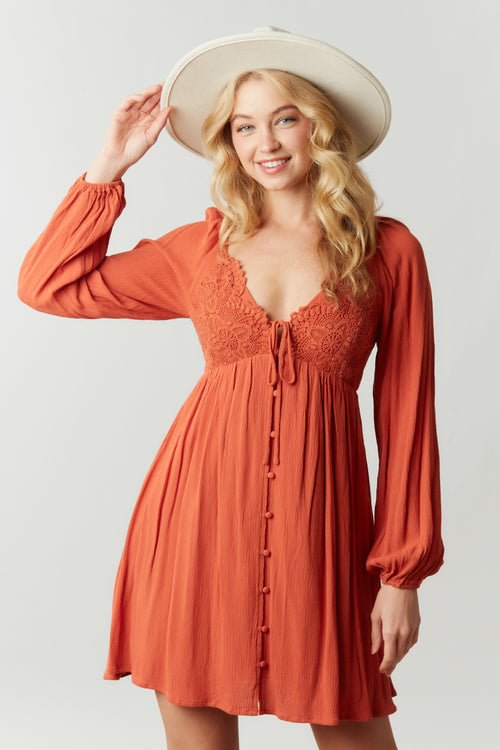 Lace Babydoll Dress