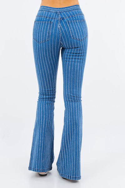 Rhinestone Cowgirl Flare Jeans