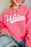 Wallen Hot Pink Sweatshirt