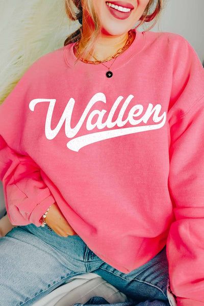 Wallen Hot Pink Sweatshirt