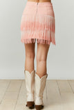 Ombre Fringe Skirt
