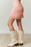 Ombre Fringe Skirt