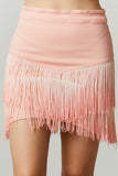 Ombre Fringe Skirt