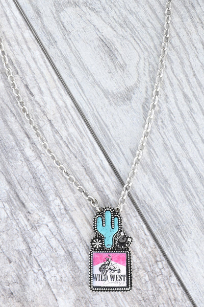 Wild West Cactus Necklace
