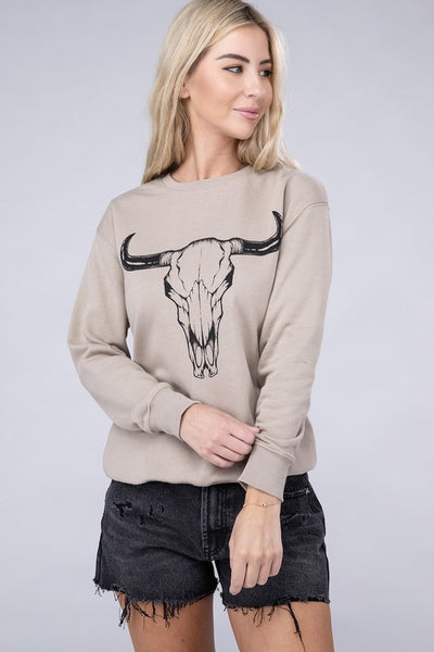 Cow Skull Sweatshirt