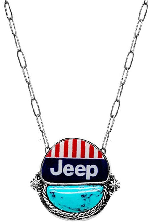 Offroad Concho Necklace