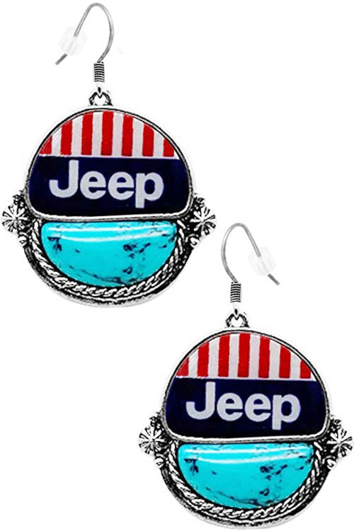 Offroad Concho Earrings