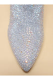 Iceberg Silver Rhinestone Booties