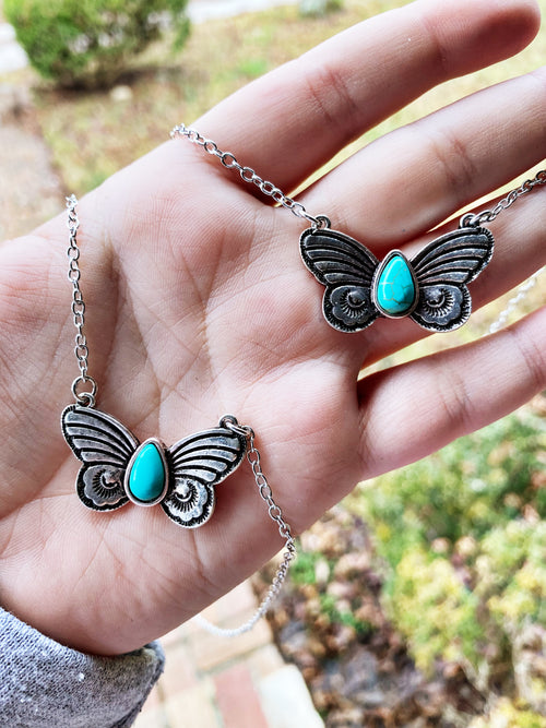 Butterfly Choker Necklace
