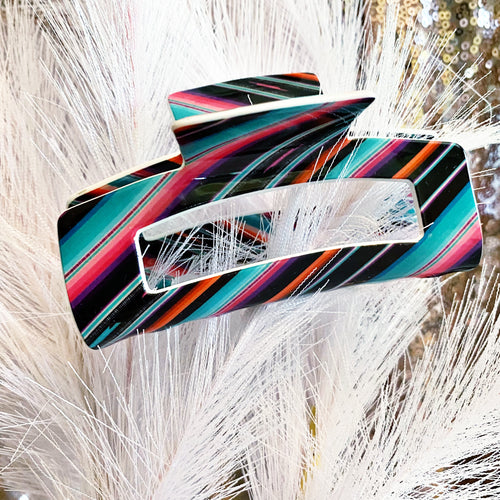 Serape Hair Claw Clip