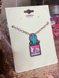 Wild West Cactus Necklace