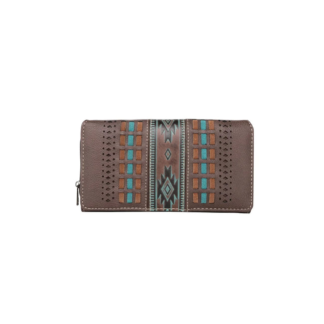 Montana West Aztec Embossed Collection Wallet