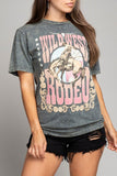 Wild West Rodeo Graphic Top ~ Multiple Colors