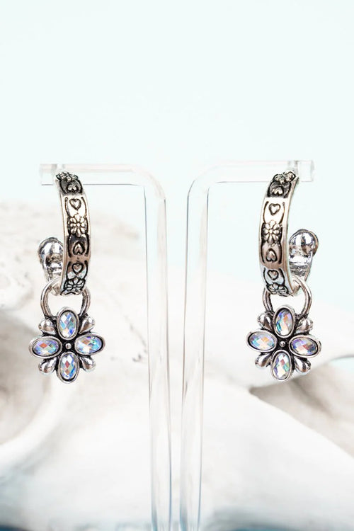 Rockville Iridescent Hoop Earrings
