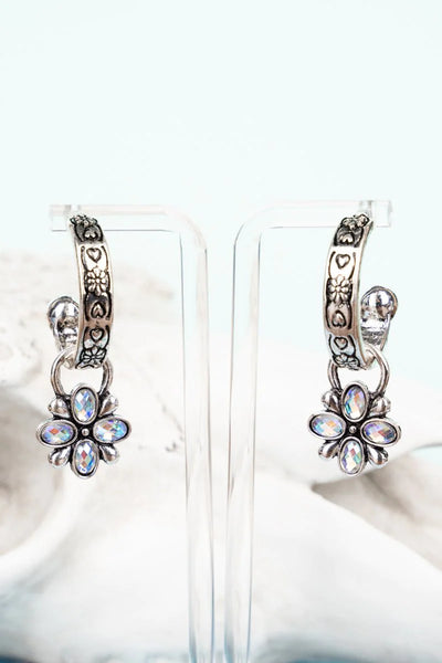 Rockville Iridescent Hoop Earrings