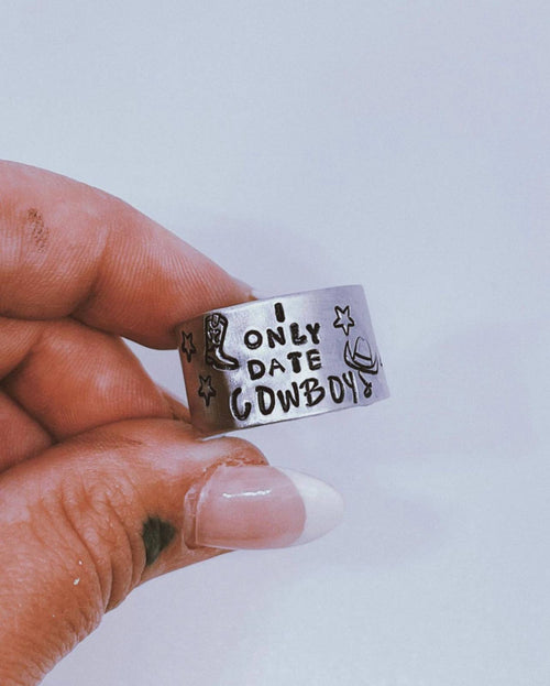 I Only Date Cowboys Ring