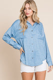 You're A Star Button-Up Denim Look Shirt