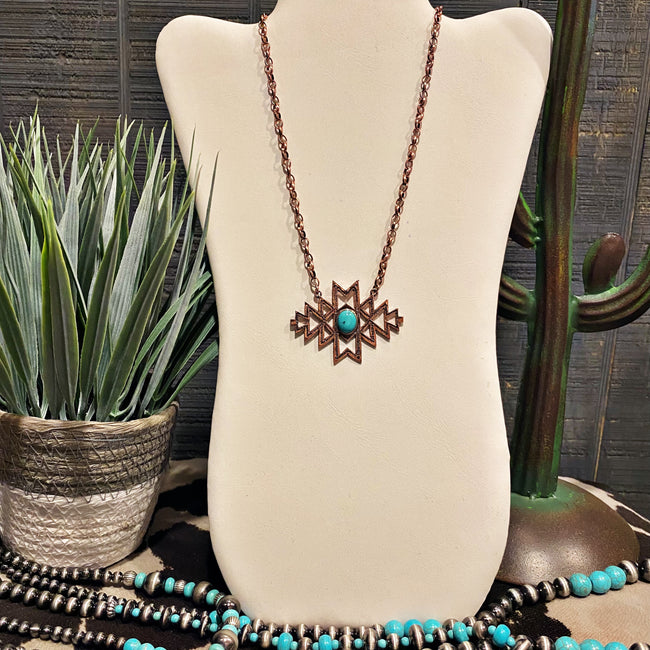 Southwestern Necklace - Copper