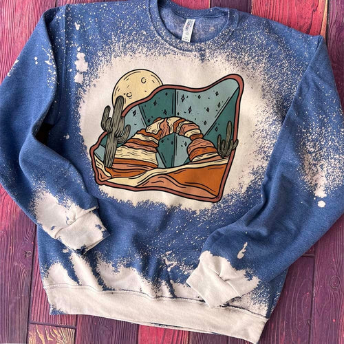 Cowboy Casa Bleached Sweatshirt **ONLINE EXCLUSIVE**