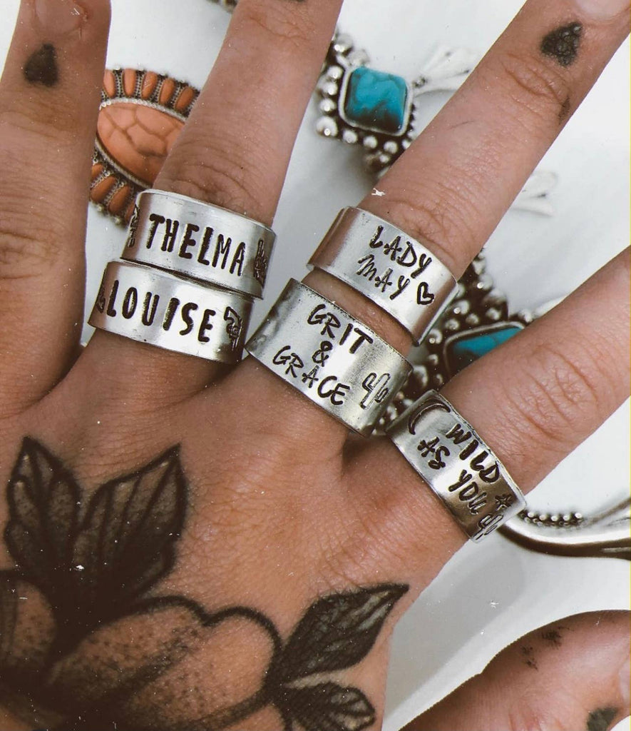 Thelma & Louise ring set – Buckaroo Bandits, LLC