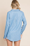 You're A Star Button-Up Denim Look Shirt