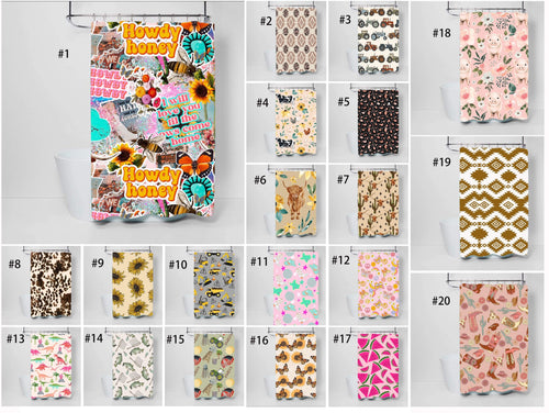Western Shower Curtains~ Multiple Styles ** ONLINE EXCLUSIVE **