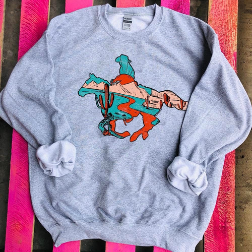 Lost in Lubbock Cowboy Sweatshirt **ONLINE EXCLUSIVE**